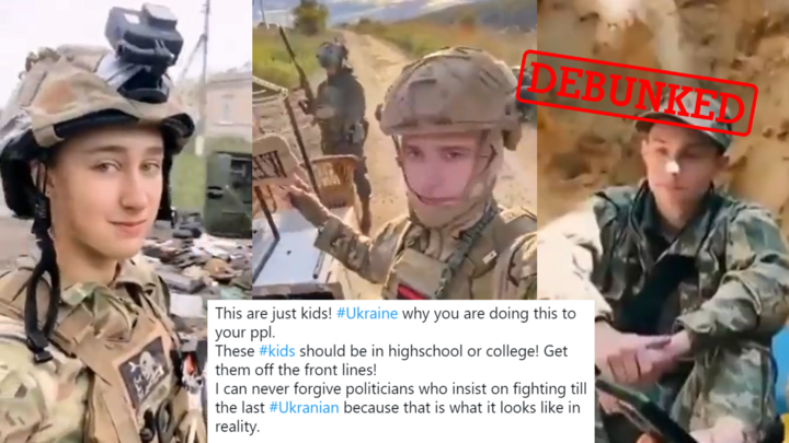 This video supposedly shows “children” fighting within the ranks of the Ukrainian armed forces. Turns out, it doesn’t.